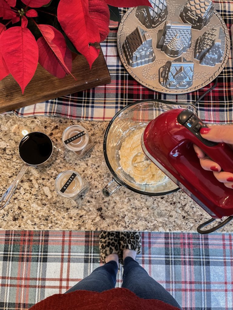 Gingerbread Cake with Oakhurst Eggnog