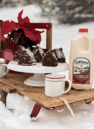 Gingerbread Cake with Oakhurst Eggnog