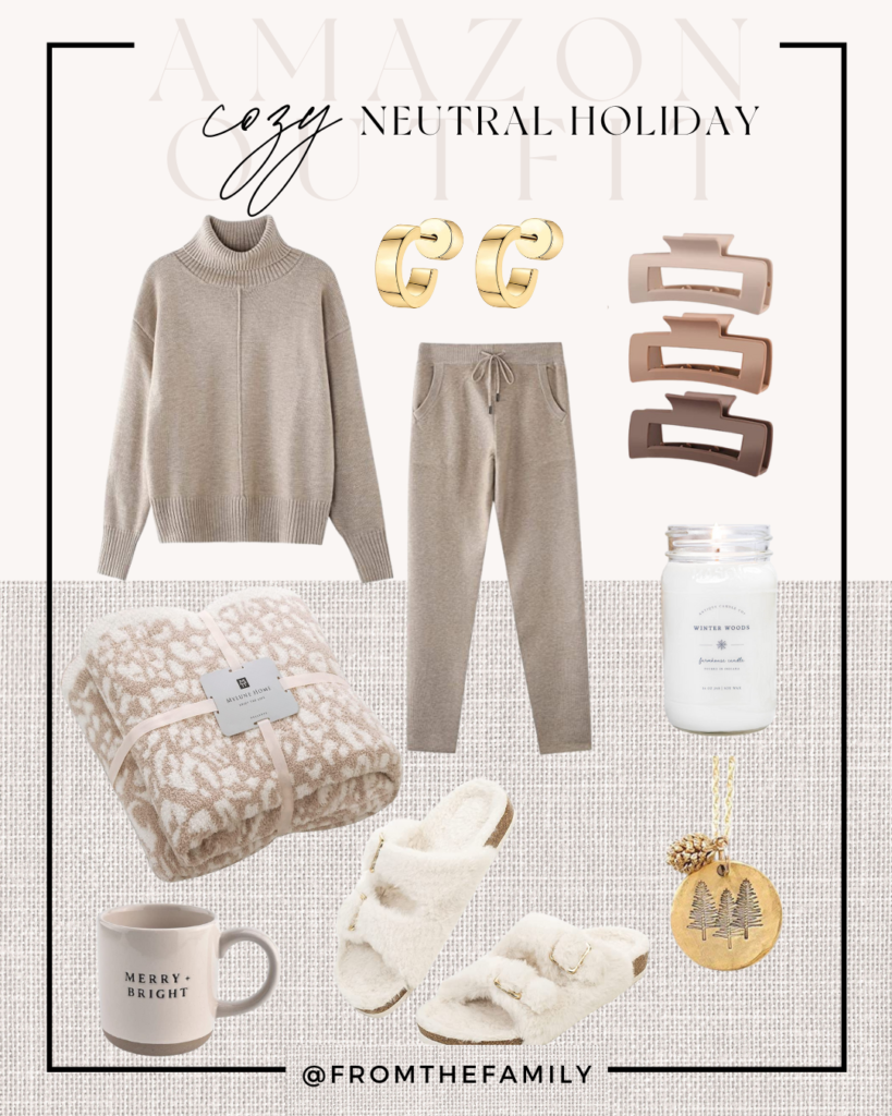 Amazon Outfit Neutral Holiday at Home
