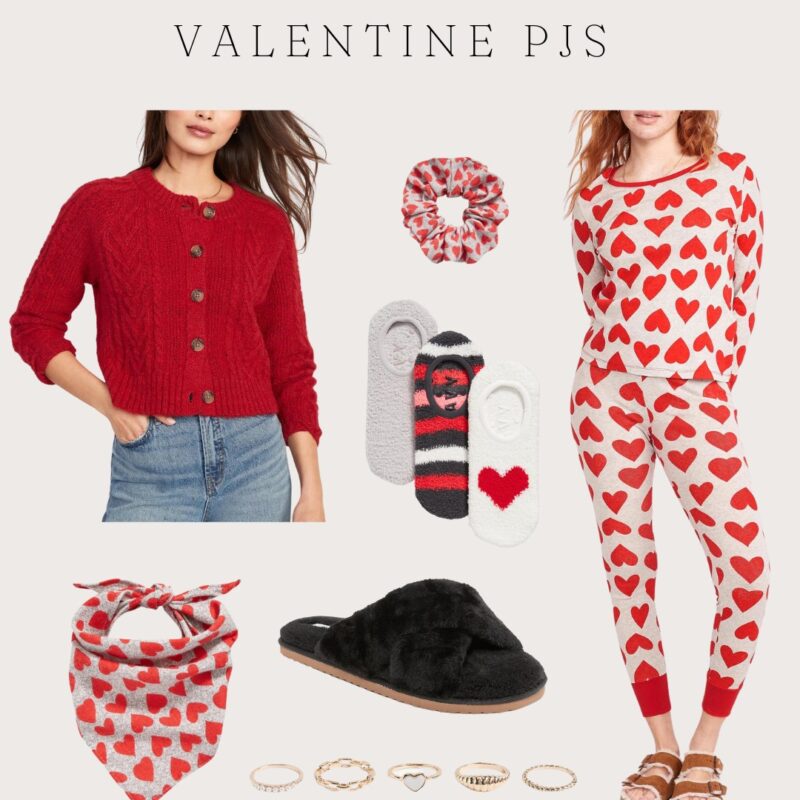 Valentine’s PJs from Old Navy