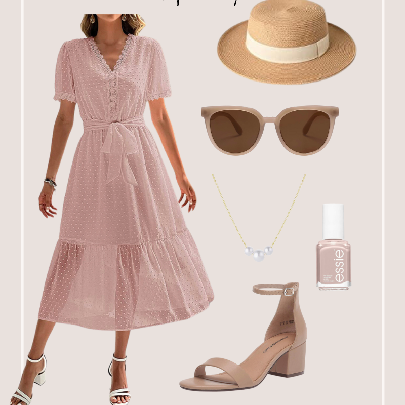 Amazon Outfit // Pink Spring Dress